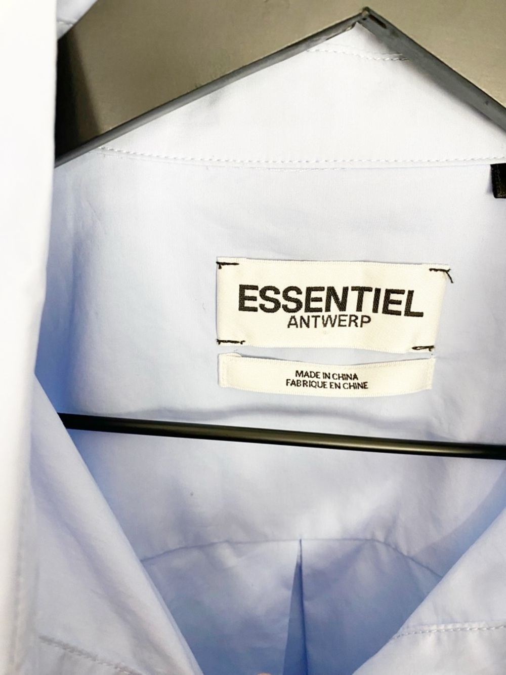 Essentiel Antwerp Get Cotton Shirt with Beaded Embroidery - Picture 5 of 7